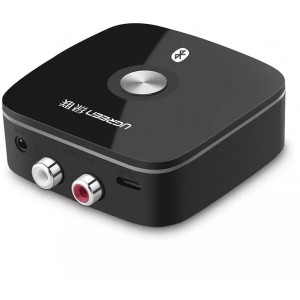 Ugreen Adapter UGREEN Bluetooth 5.1 receiver aptX 2RCA / 3.5 mm mini jack black (40759)