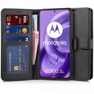 4Kom.pl Etui portfel Wallet do Motorola Edge 30 Neo Black