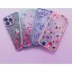 4Kom.pl Design Case for iPhone 12 Pro Max cover with flowers light blue