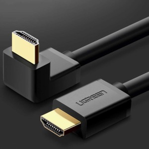 Ugreen HD103 HDMI - HDMI Cable Angled, 4K, 1m (Black)