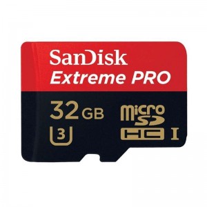 Sandisk Extreme Pro microSDHC 32GB 100/90MB/s Memory Card A1 C10 V30 (SDSQXCG-032G-GN6MA)
