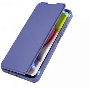 Dux Ducis Skin X holster cover with flip cover for Samsung Galaxy A03s blue