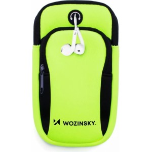Wozinsky armband for running phone green (WABGR1)
