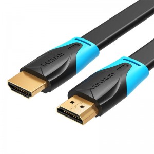 Vention Flat HDMI Cable 2m Vention VAA-B02-L200 (Black)