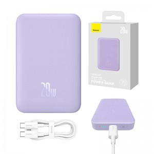 Baseus Powerbank Baseus Magnetic Mini 10000mAh 20W MagSafe (purple)