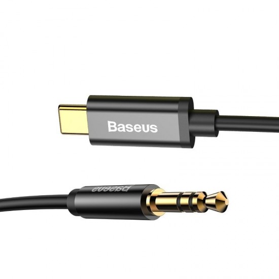 AUX kabelis USB-C uz 3.5 mm, 1.2m, Baseus Yiven Premium CAM01-01, 6953156262553