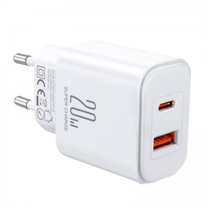 Joyroom Charger Flash Joyroom  JR-TCF05, (EU) 20W A+C (white)