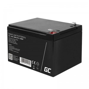 Green Cell Rechargeable Battery AGM VRLA Green Cell AGM07 12V 12Ah (for UPS, alarm, toys, motor)