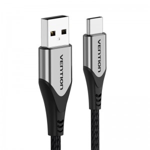 Vention USB 2.0 A to USB-C 3A Cable Vention CODHF 1m Gray