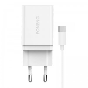 Foneng Fast charger Foneng 1x USB K300 + USB to USB-C cable