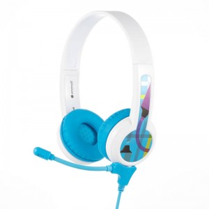 Buddyphones Wired headphones for kids BuddyPhones School+ (blue)