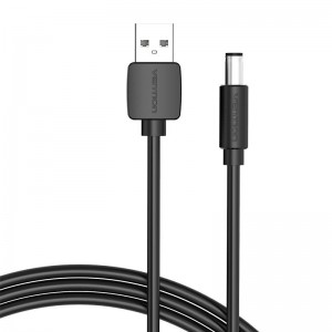 Vention USB to DC 5.5mm Power Cable 0.5m Vention CEYBD (black)