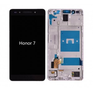 Huawei LCD Huawei Honor 7 komplektā ar sensoru un rāmi Black