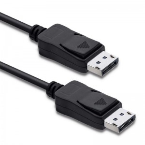 Qoltec 50455 DisplayPort  на DisplayPort v1.1 M/M соединение Кабель 4K 5m Черный
