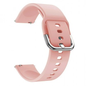 Riff silikona siksniņa-aproce priekš Samsung Galaxy Watch ar platumu 22mm Pink, 4752219010382