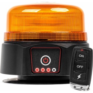 Amio Wireless LED warning lamp with remote R65 R10 12/24V AMIO-03932