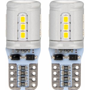Amio LED bulbs CANBUS T10e W5W 15x2016 SMD White 12V/24V AMIO-03723