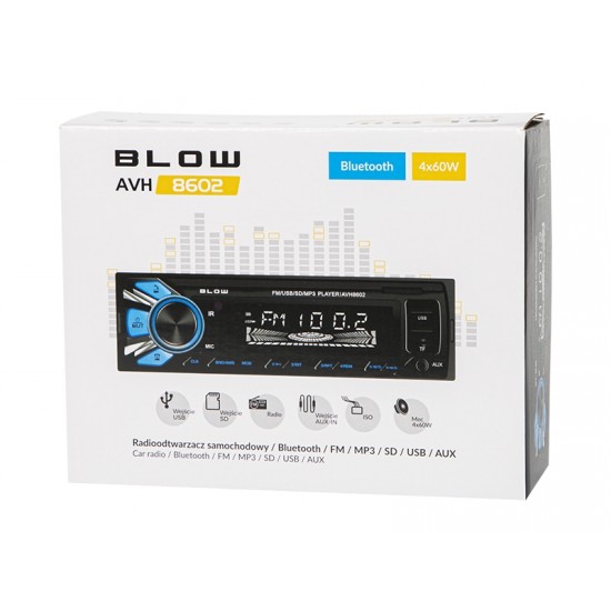 PRL Radio BLOW AVH-8602 MP3/USB/micro