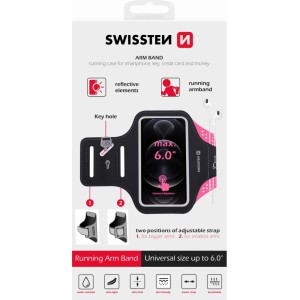 Swissten Чехол- Повязка на руку для телефонов до 6 дюймов