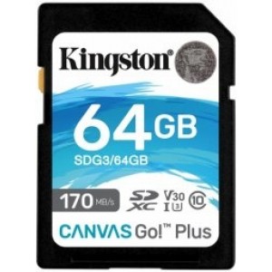 Kingston 64GB SDXC Canvas Go Plus Карта памяти