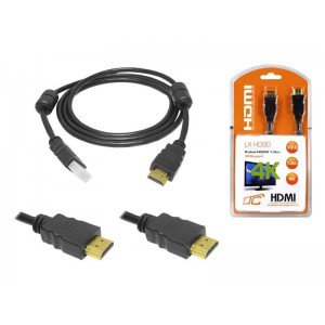 Lamex LXHD90 HDMI-HDMI kabelis 4K 1.5m