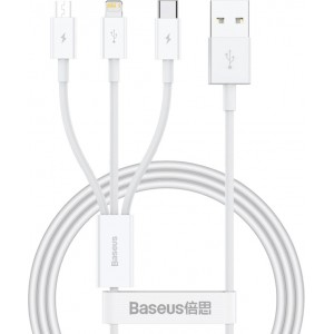 Baseus Superior Data USB to MLC fast charging cable 3.5A 1M(White)