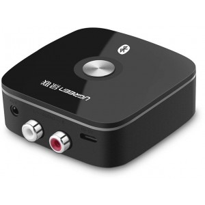 Ugreen adapter receiver Bluetooth 5.1 aptX 2RCA / 3.5mm mini jack black (40759) (universal)
