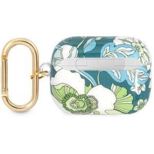 Guess GUAPHHFLN AirPods Pro cover green/green Flower Strap Collection (universal)