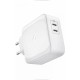 Spigen PE2007EU POWERARC 2-PORT NETWORK CHARGER PD60W/QC3.0 WHITE (universal)