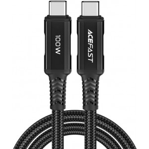 Acefast cable USB Type C - USB Type C 2m, 100W (20V / 5A) black (C4-03 Black) (universal)