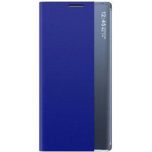 Hurtel New Sleep View Case for Samsung S24+ with flap - blue (universal)