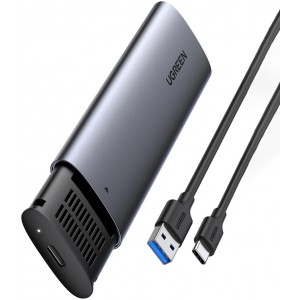 Ugreen Hard Drive Bay M.2 B-Key SATA 3.0 5Gbps Gray + USB Type C Cable (CM400) (universal)