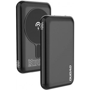 Dudao TGK1 powerbank with wireless charger MagSafe 15W 10000mAh black (TGK1-black) (universal)