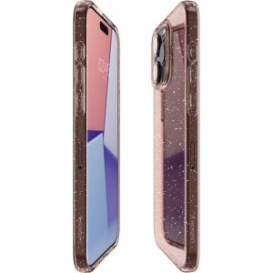 Spigen Liquid Crystal Glitter, rose quartz - iPhone 15 Pro (universal)