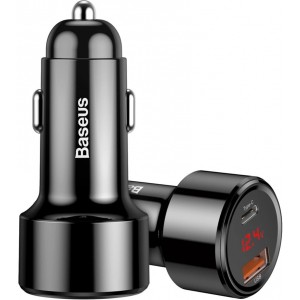 Baseus Magic Series PPS - car charger Quick Charge 4.0+ / QC3.0 45W 6A black (CCMLC20C-01) (universal)