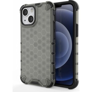 Hurtel Honeycomb Case armor cover with TPU Bumper for iPhone 13 mini black (universal)