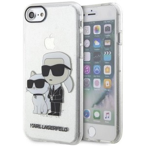 Karl Lagerfeld KLHCI8HNKCTGT iPhone 7/8/ SE 2020 / SE 2022 transparent hardcase Gliter Karl&Choupette (universal)