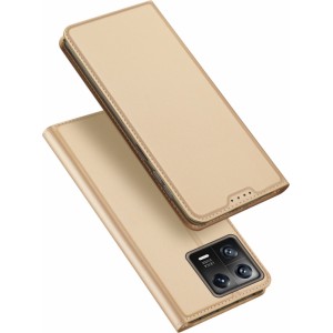 Dux Ducis Skin Pro Case Xiaomi 13 Flip Card Wallet Gold Stand (universal)