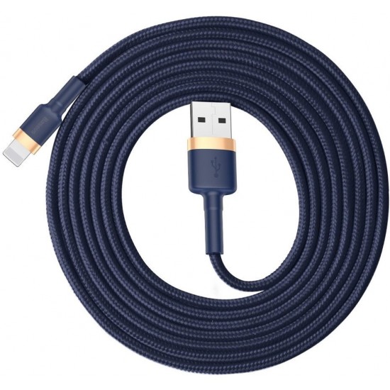 Baseus Cafule Cable durable nylon cable USB / Lightning QC3.0 1.5A 2M blue (CALKLF-CV3) (universal)