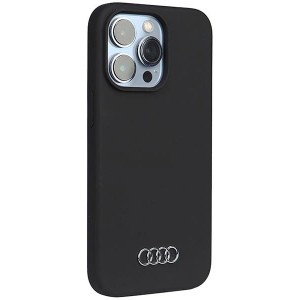 Audi Silicone Case iPhone 13 Pro / 13 6.1" black/black hardcase AU-LSRIP13P-Q3/D1-BK (universal)