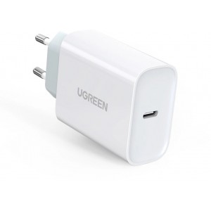 Ugreen Fast USB Charger Type C Power Delivery 30 W Quick Charge 4.0 white (70161) (universal)