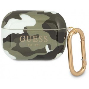 Guess GUAPUCAMA AirPods Pro cover green/khaki Camo Collection (universal)