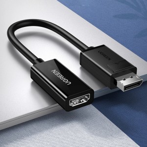Ugreen Adapter Cable DisplayPort (Male) - HDMI (Female) 4K x 2K Black (MM137) (universal)