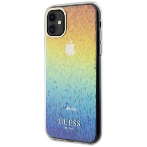 Guess IML Faceted Mirror Disco Iridescent case for iPhone 11 / Xr - multicolor (universal)