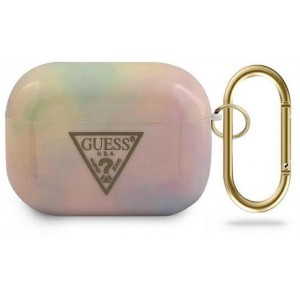Guess GUACAPTPUMCGG01 AirPods Pro cover pink/pink Tie & Dye Collection (universal)