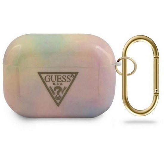 Guess GUACAPTPUMCGG01 AirPods Pro cover pink/pink Tie & Dye Collection (universal)