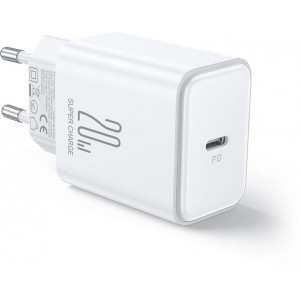 Joyroom JR-TCF06 USB C 20W PD charger - White (universal)