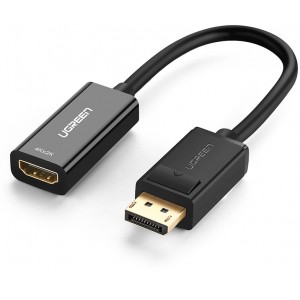 Ugreen Adapter Cable DisplayPort (Male) - HDMI (Female) 4K x 2K Black (MM137) (universal)