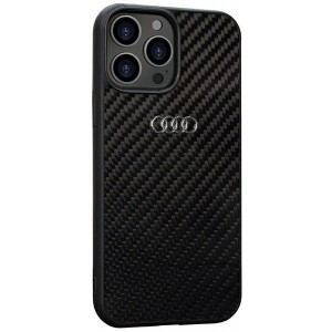 Audi Carbon Fiber iPhone 13 Pro / 13 6.1" black/black hardcase AU-TPUPCIP13P-R8/D2-BK (universal)