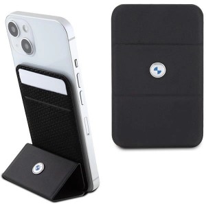 BMW Wallet Card Slot Stand Case BMWCSMRSK Case - black MagSafe Signature Collection (universal)